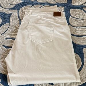 Peter Millar Cream Pants with Brown Label